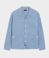 Chambray Guayabera Shirt
