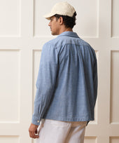 Chambray Guayabera Shirt