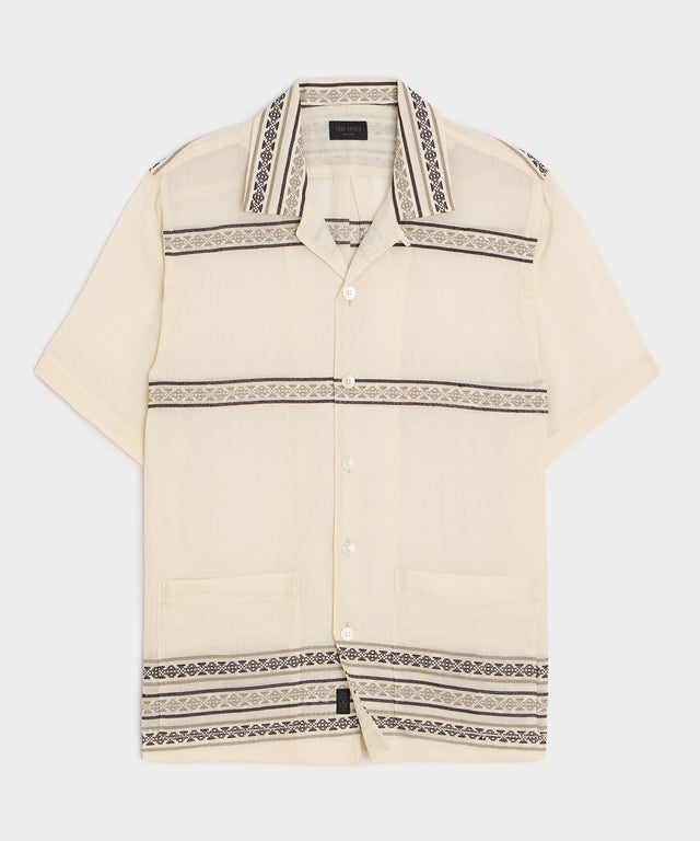 Embroidered Guayabera Shirt
