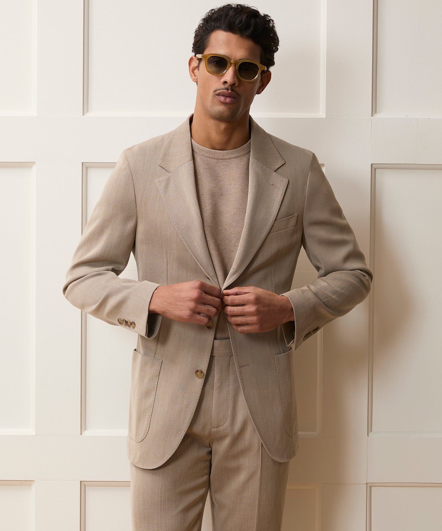 Italian Cavalry Twill Madison Suit