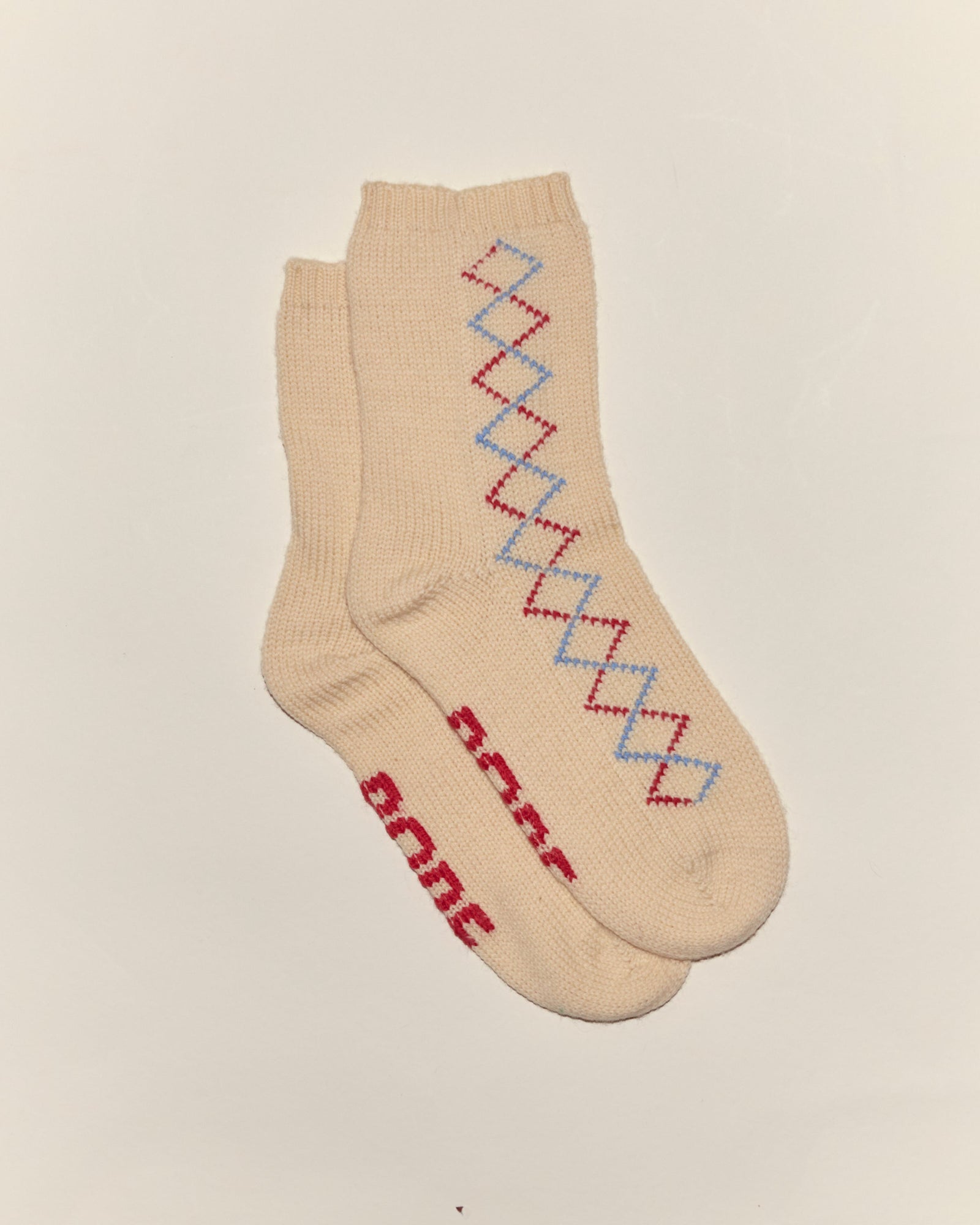 Argyle Sketch Socks