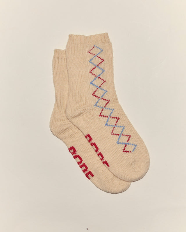 Argyle Sketch Socks