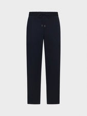 Pantalone Jogger In Cotone Blu