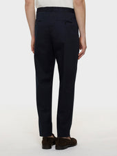 Pantalone Jogger In Cotone Blu