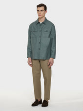 Pantalone Jogger In Cotone Beige