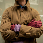 Long Microfibre Raincoat In