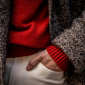 Shetland Sweater In Red