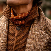 Single Breasted Cashmere And Merino Knitted Jacket In