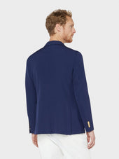 Giacca Aida Doppiopetto In Lana Blu