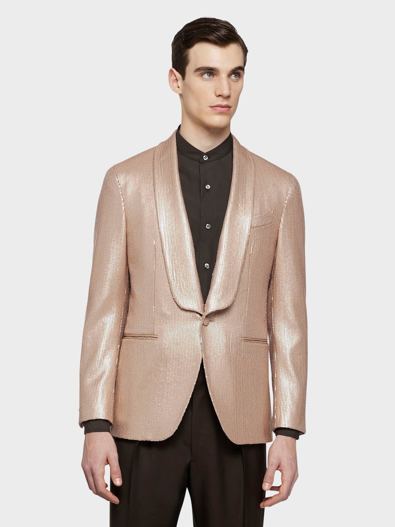 Giacca Aida In Lana Con Paillettes Rosa