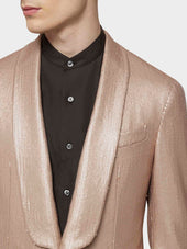 Giacca Aida In Lana Con Paillettes Rosa
