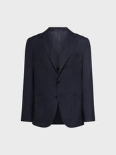 Giacca Aida In Lana Blu Scuro