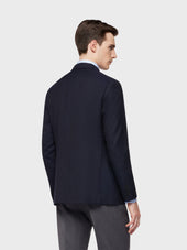 Giacca Aida In Lana Blu Scuro