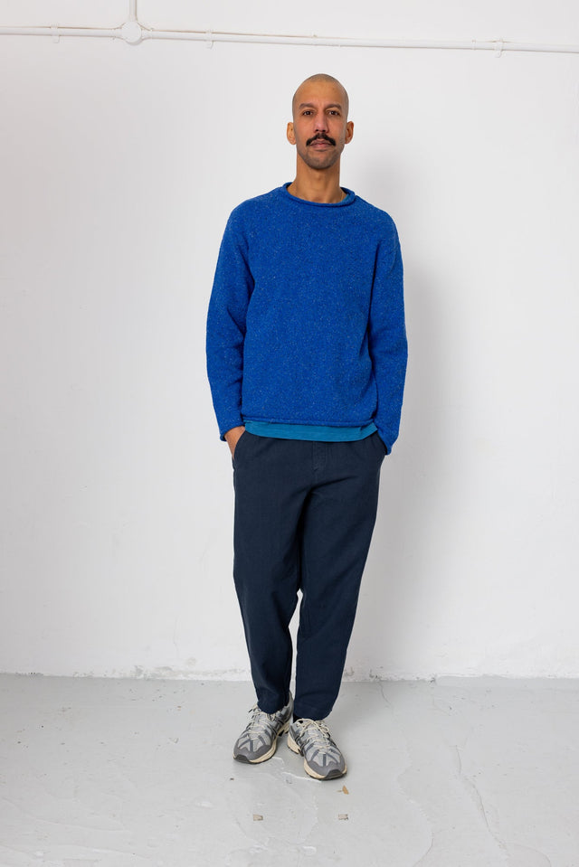 Assembly Pant - Dark Navy Cotton Linen