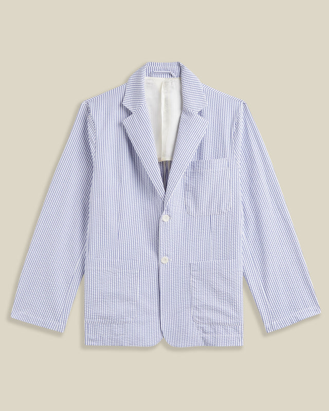 ATLANTICO BLAZER STRIPE - BLUE