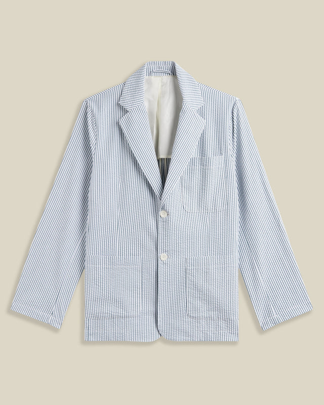 ATLANTICO BLAZER STRIPE - GREEN