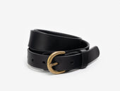 No. 222 Harness Buckle Belt, Black