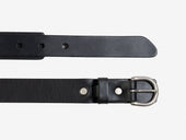 No. 222 Harness Buckle Belt, Black