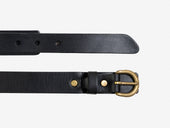 No. 222 Harness Buckle Belt, Black