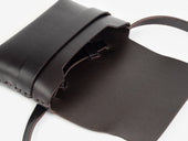 No. 603 Leather Crossbody & Belt Pouch, Dark Brown