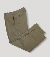 Moss Popelin Army Trousers