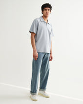 Atwood Textured Organic Cotton Polo Shirt