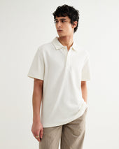 Atwood Textured Organic Cotton Polo Shirt