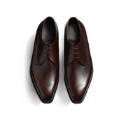 Fusain three eyelets derby [Coffee smooth calfskin]