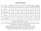 TENNER FIVE POCKET JEANS - 13 oz. MID-WASH DENIM