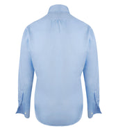 Tab Collar Shirt With Button Cuffs