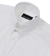 Tab Collar Shirt With Button Cuffs