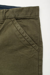 Workers Chino Slim Fit 14 Ounce Slub Army Green