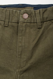 Workers Chino Slim Fit 14 Ounce Slub Army Green