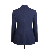 Single Breasted Notch Jacket In Houndstooth