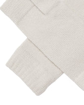 Unisex Fingerless Cashmere Gloves Snow Grey