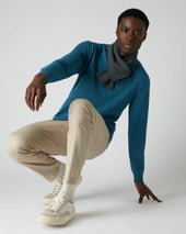 007 Crew Neck Cashmere Jumper Wave