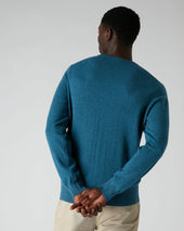 007 Crew Neck Cashmere Jumper Wave