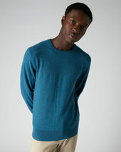 007 Crew Neck Cashmere Jumper Wave