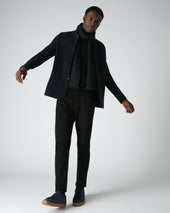 007 Milano Knitted Cashmere Jacket Blue