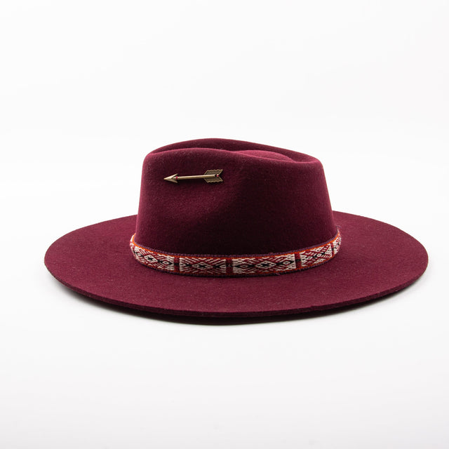 Hampui Teardop Hat Maroon