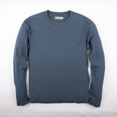 9 Ounce T-Shirt L/S Faded Blue