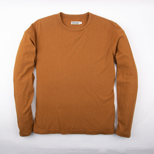 9 Ounce T-Shirt L/S Tobacco