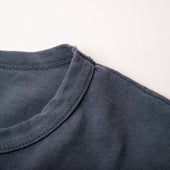 9 Ounce T-Shirt L/S Faded Blue