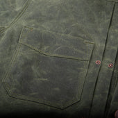 Riders Jacket Waxed Canvas Olive