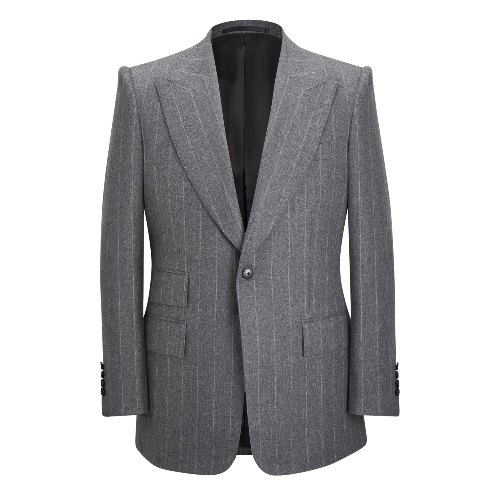 Grey Chalkstripe Heritage Jacket