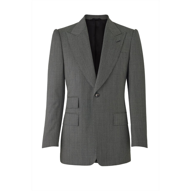Black and White Geometric Heritage Jacket