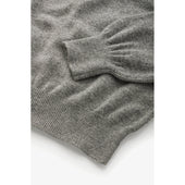 Grey Cashmere Hoodie