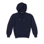 Navy Cashmere Hoodie