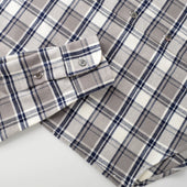 Blue Plaid Flannel Shirt