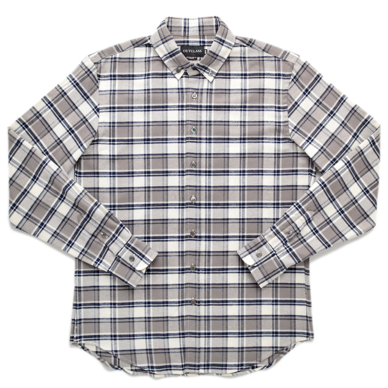 Blue Plaid Flannel Shirt